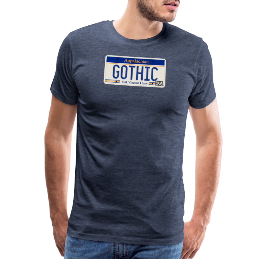 Appalachian Gothic License Plate EVH T-SHirt - heather blue
