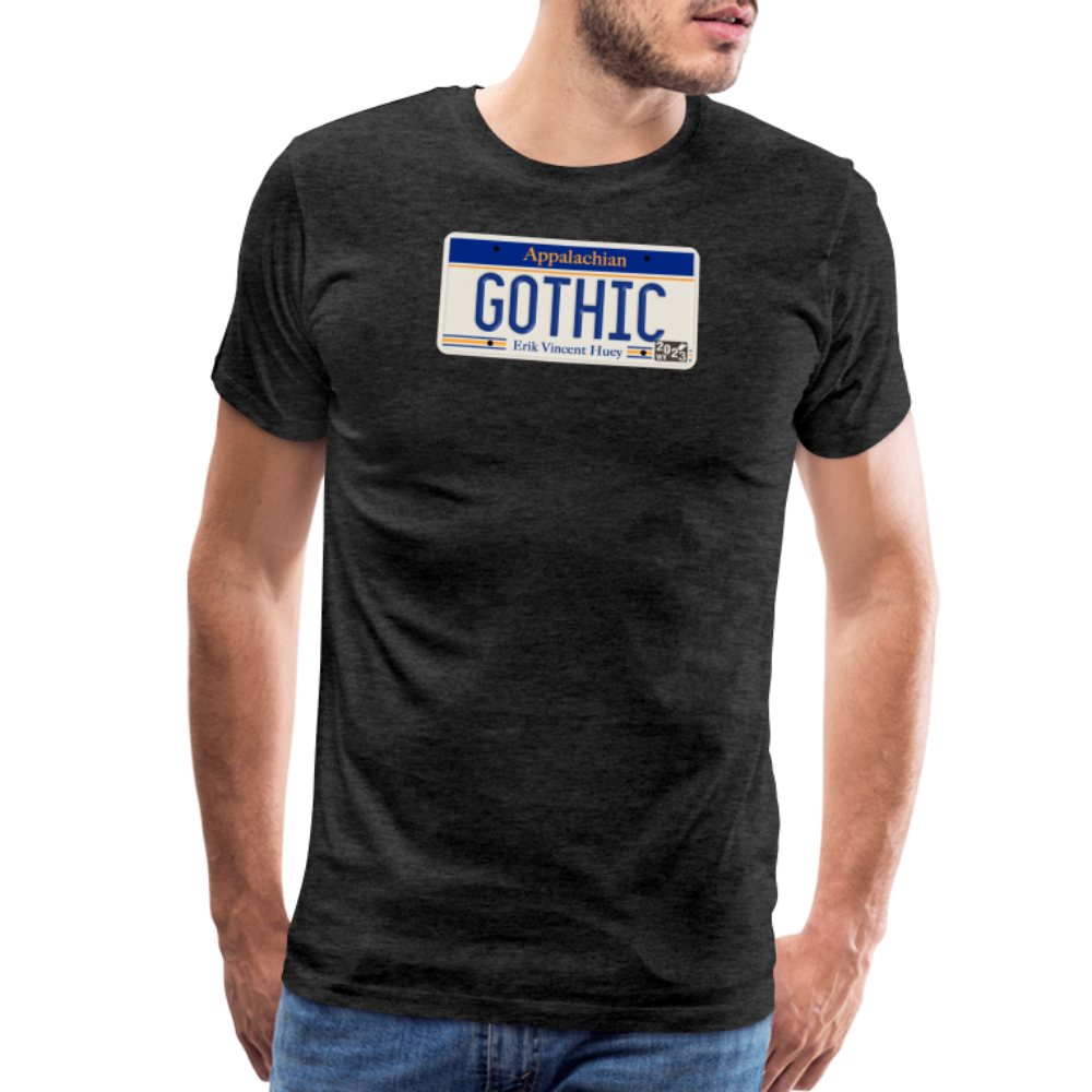 Appalachian Gothic License Plate EVH T-SHirt - charcoal grey