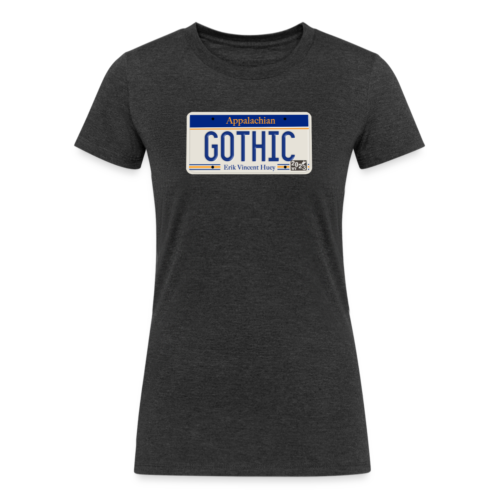 Appalachian Gothic License Plate EVH Women’s T-Shirt - heather black