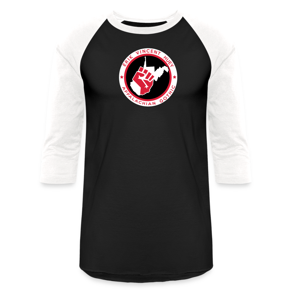 Fist of Justice EVH Baseball T-Shirt - black/white
