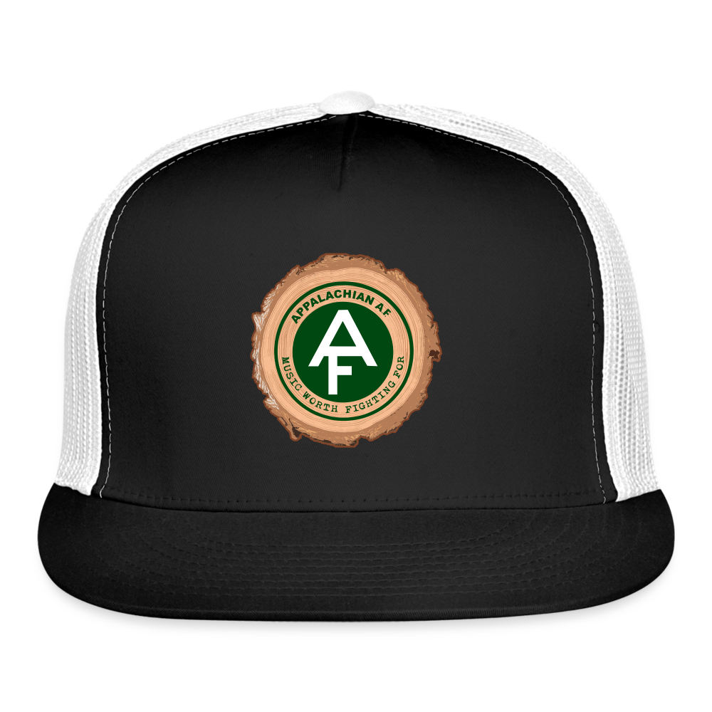 Appalachian AF Trucker Hat - black/white