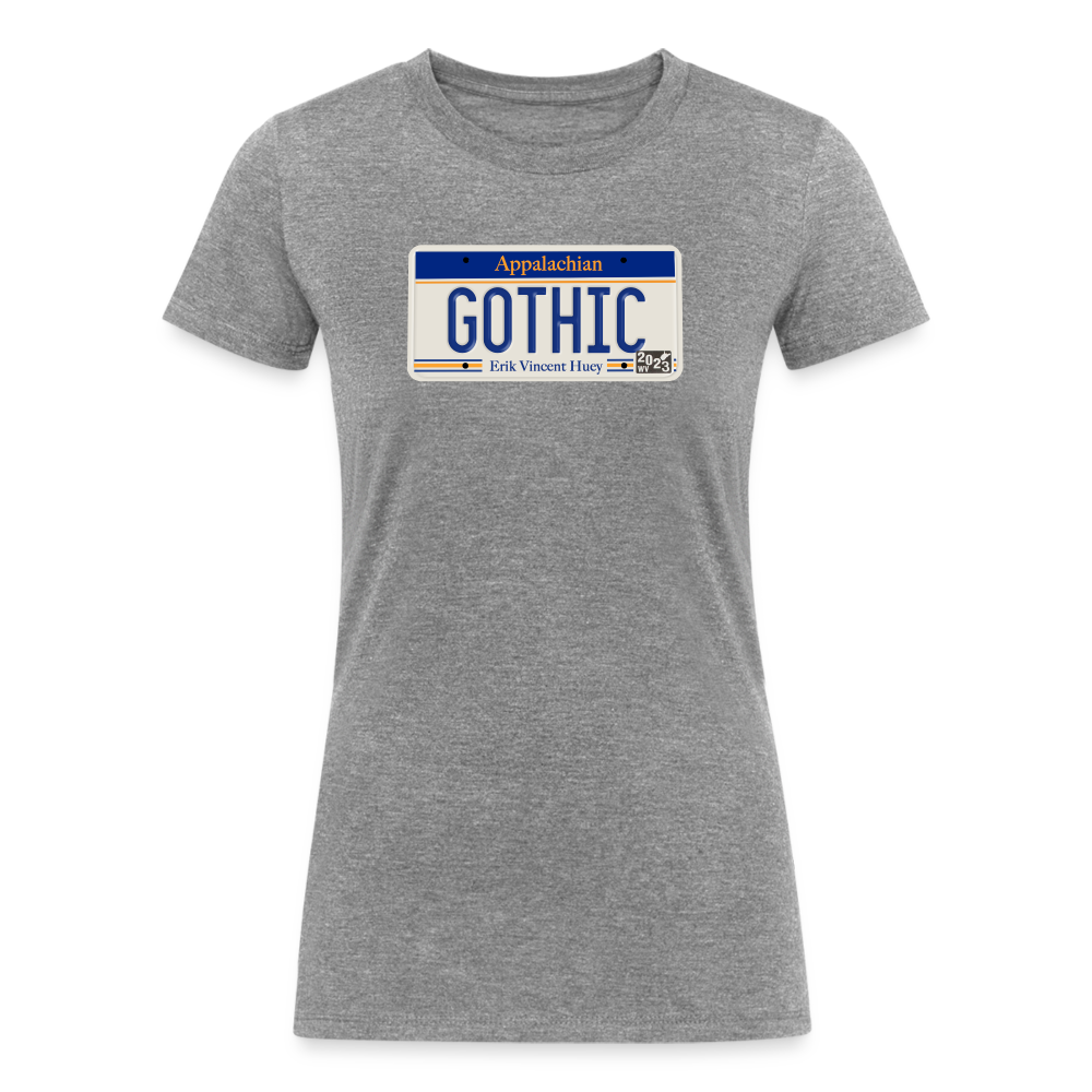 Appalachian Gothic License Plate EVH Women’s T-Shirt - heather gray