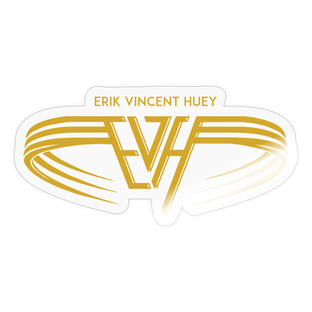 EVH Wings Sticker - transparent glossy