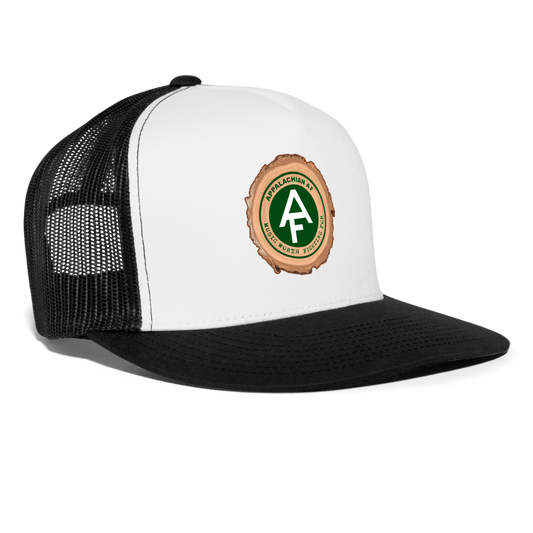 Appalachian AF Trucker Hat - white/black